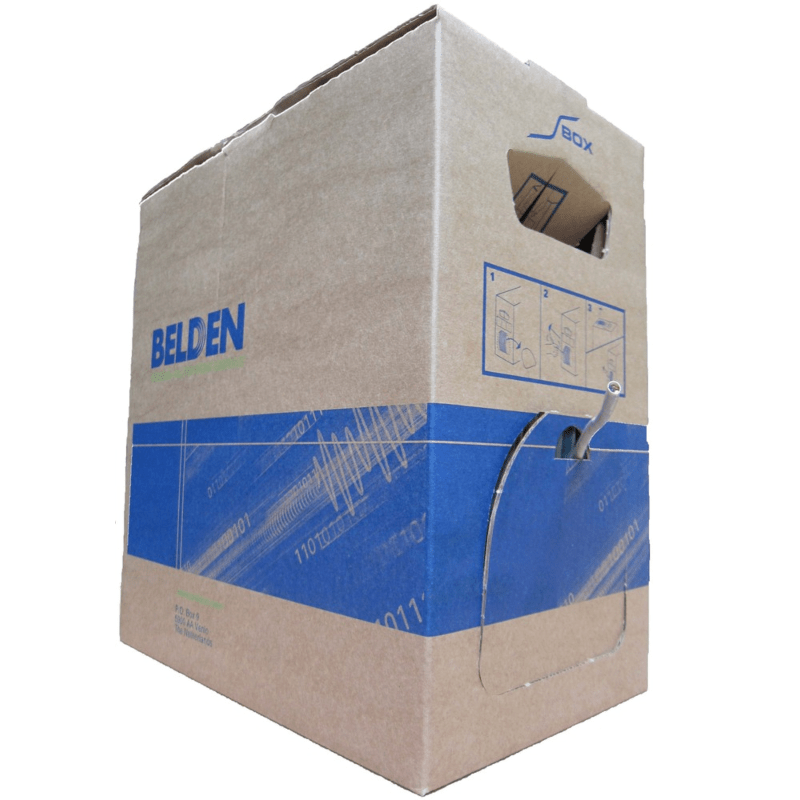 Cat6 internetkabel op rol 305m solid 100% koper Belden 7965E - onafgeschermd