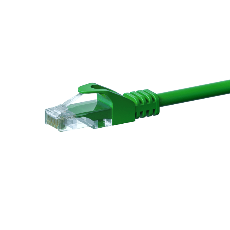 Cat5e internetkabel 2m groen 100% koper - onafgeschermd