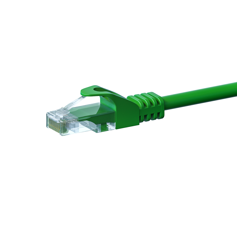 Cat5e internetkabel 5m groen 100% koper - onafgeschermd