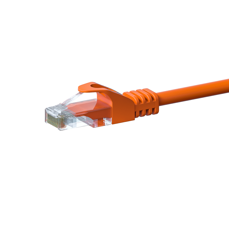 Cat5e internetkabel 3m oranje 100% koper - onafgeschermd