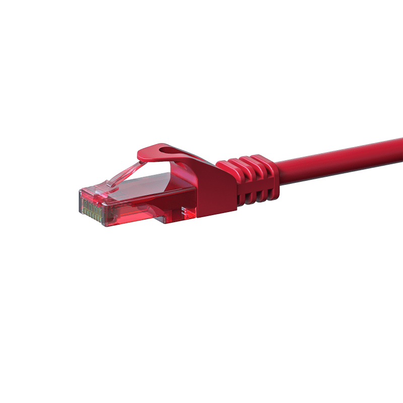 Cat6 internetkabel 7m rood 100% koper - onafgeschermd