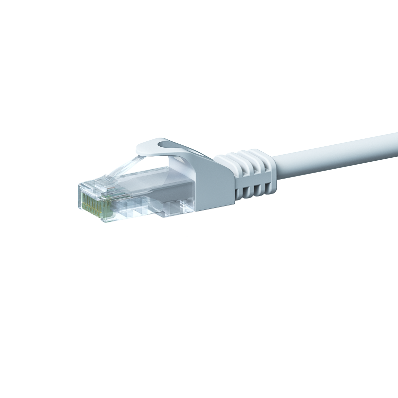 CAT5e internetkabel 1m wit - onafgeschermd - CCA