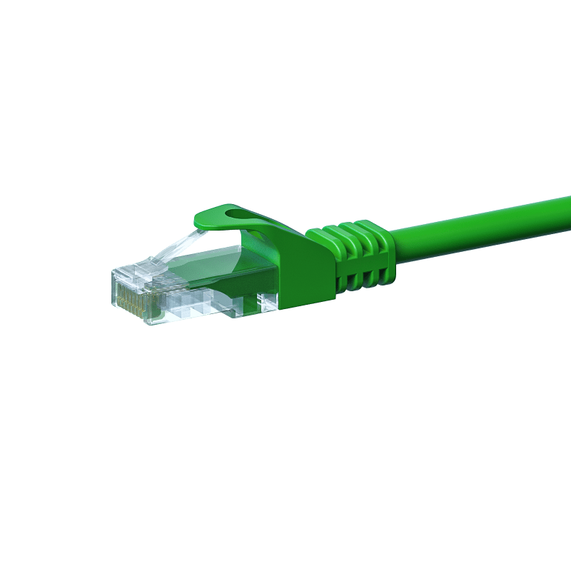 CAT5e internetkabel 7,50m groen - onafgeschermd - CCA