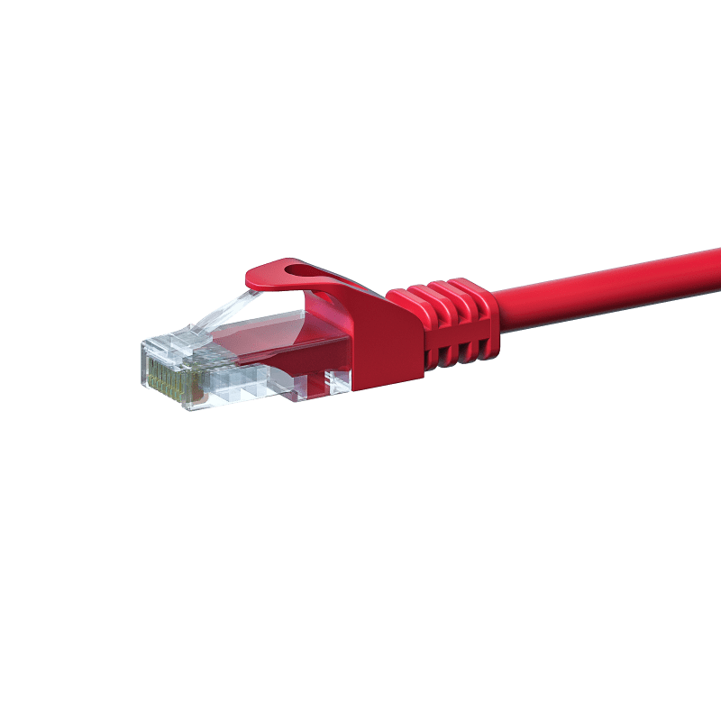 CAT5e internetkabel 20m rood - onafgeschermd - CCA