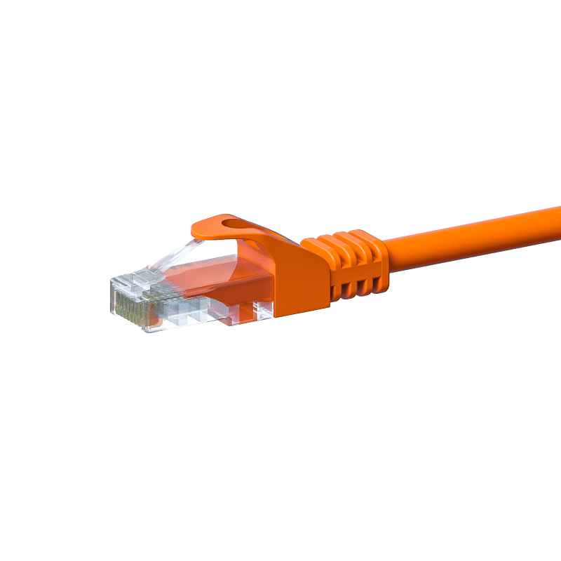 CAT5e internetkabel 0,25m oranje - onafgeschermd - CCA