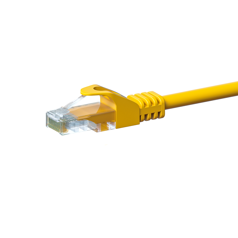 CAT5e internetkabel 2m geel - onafgeschermd - CCA