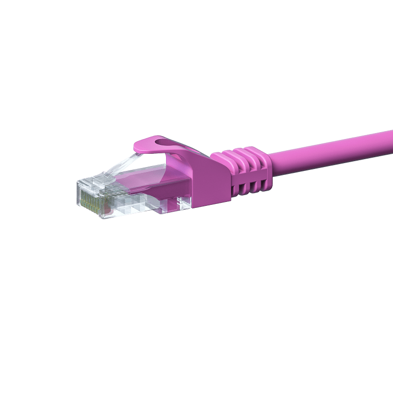 CAT5e internetkabel 20m roze - onafgeschermd - CCA