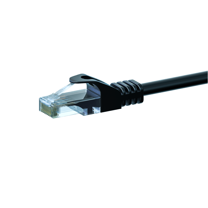 Cat6 internetkabel 5m zwart - onafgeschermd - CCA