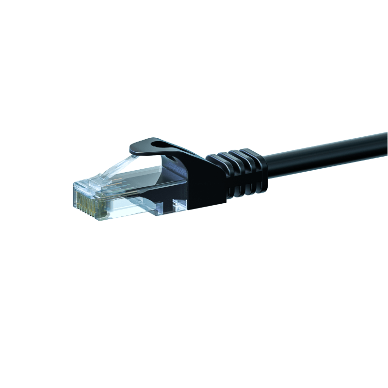 Cat6 internetkabel 20m zwart - onafgeschermd - CCA