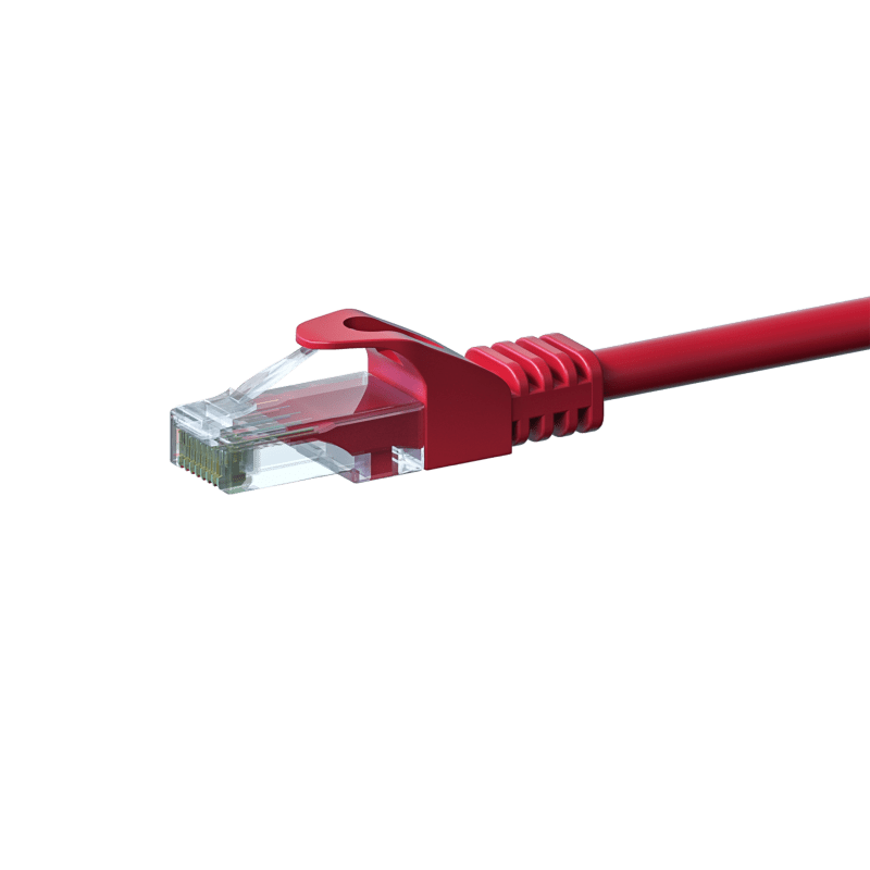 Cat6 internetkabel 2m rood - onafgeschermd - CCA