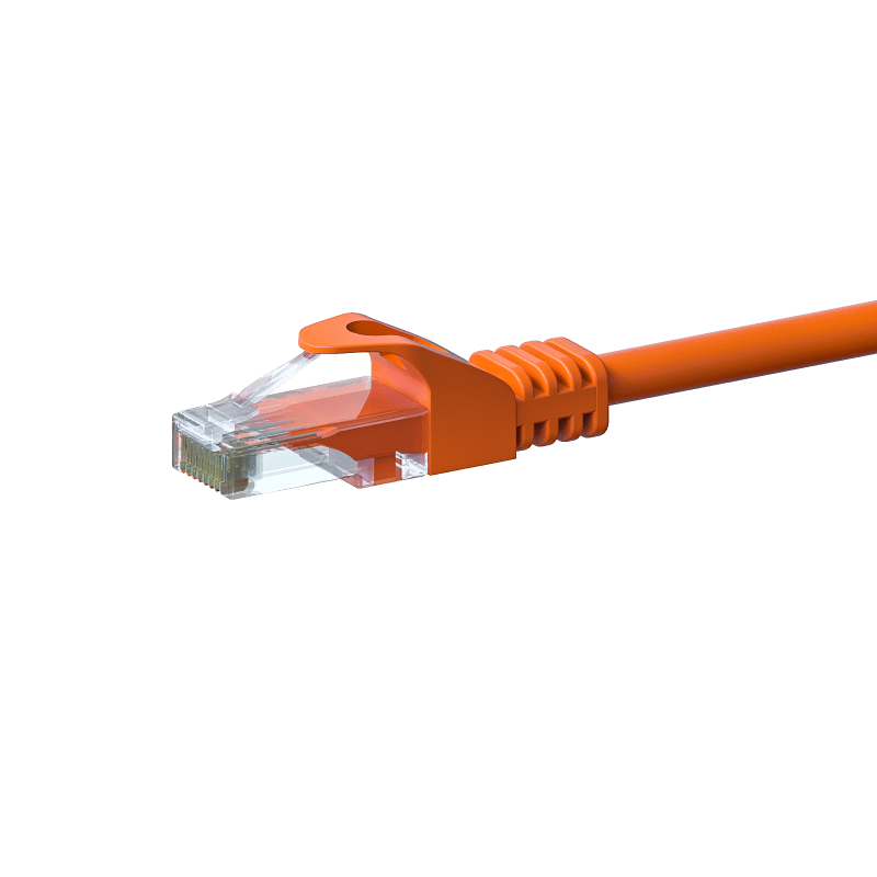 Cat6 internetkabel 1m oranje - onafgeschermd - CCA