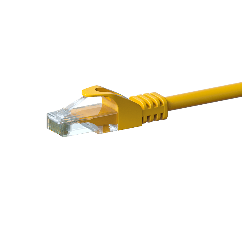 Cat6 internetkabel 2m geel - onafgeschermd - CCA