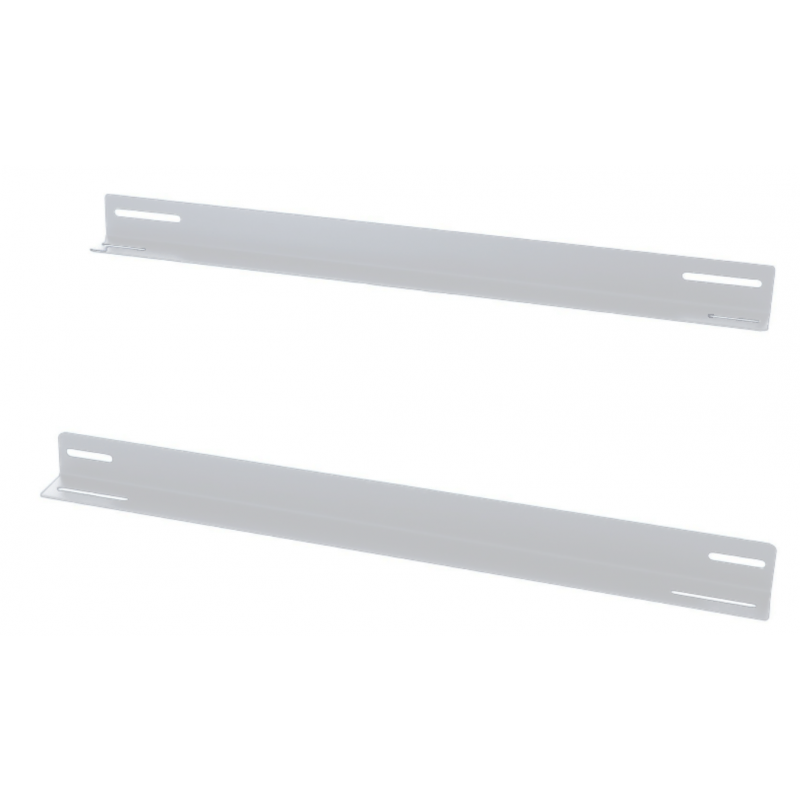 L-profiel 2-pack geschikt voor 600mm diepe wandkasten - wit
