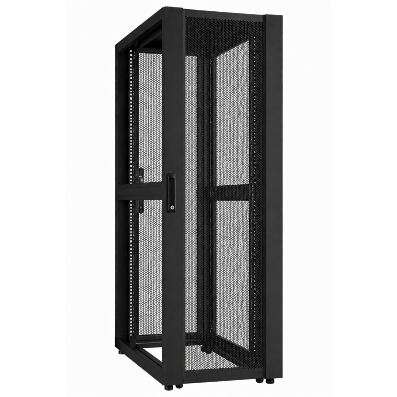 52U Datacenter serverkast met geperforeerde deur 800x1000x2400mm (BxDxH)