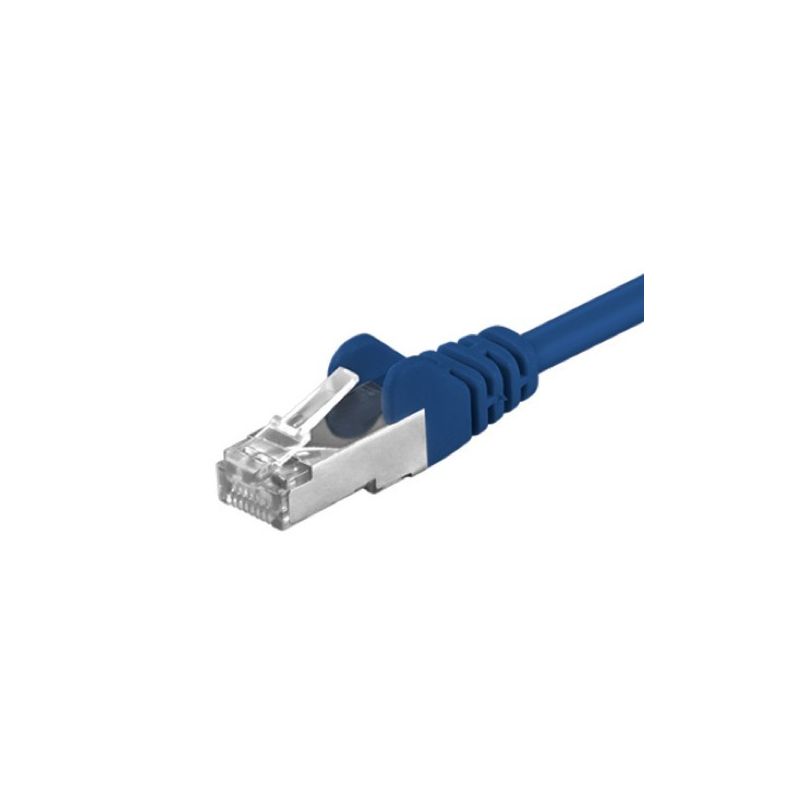 Cat5e internetkabel 20m blauw - afgeschermd