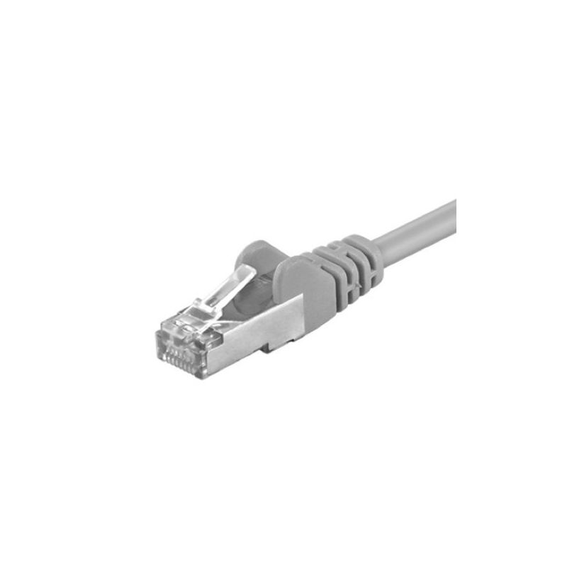 Cat5e internetkabel 2m grijs - afgeschermd