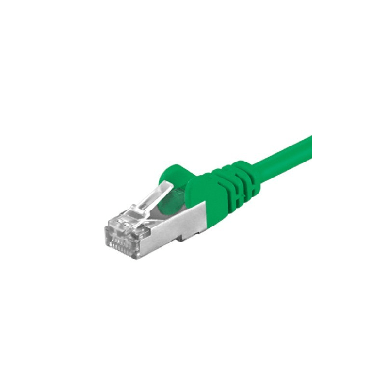 Cat5e internetkabel 25m groen - afgeschermd