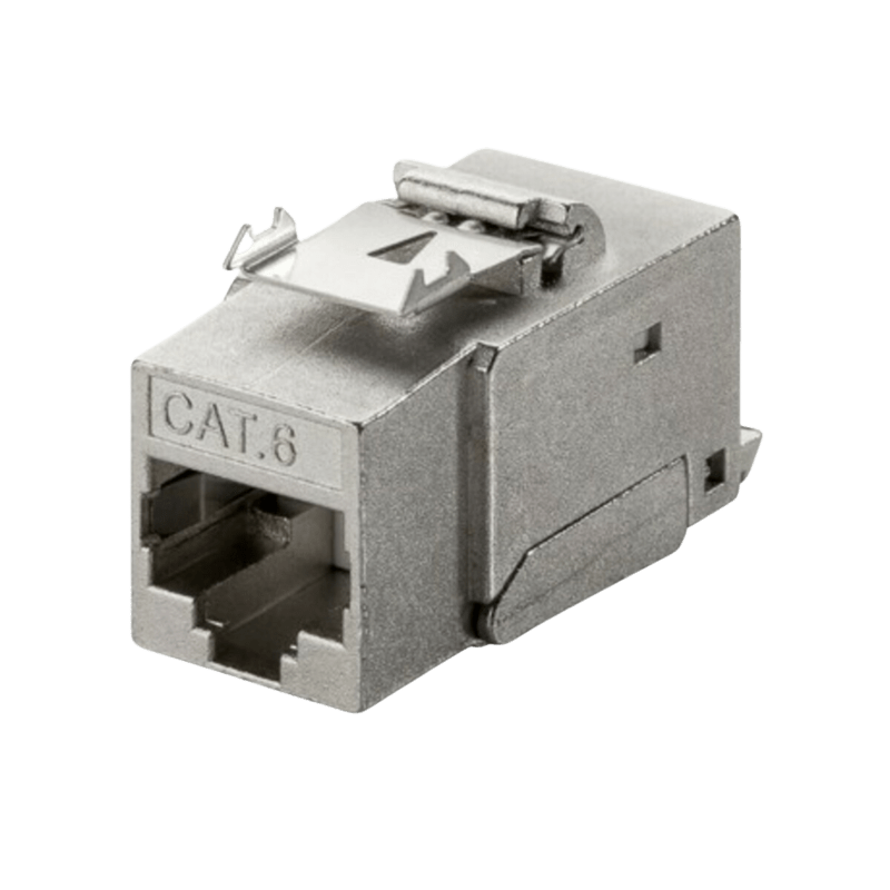 CAT6 keystone internetstekker (zonder gereedschap) - afgeschermd