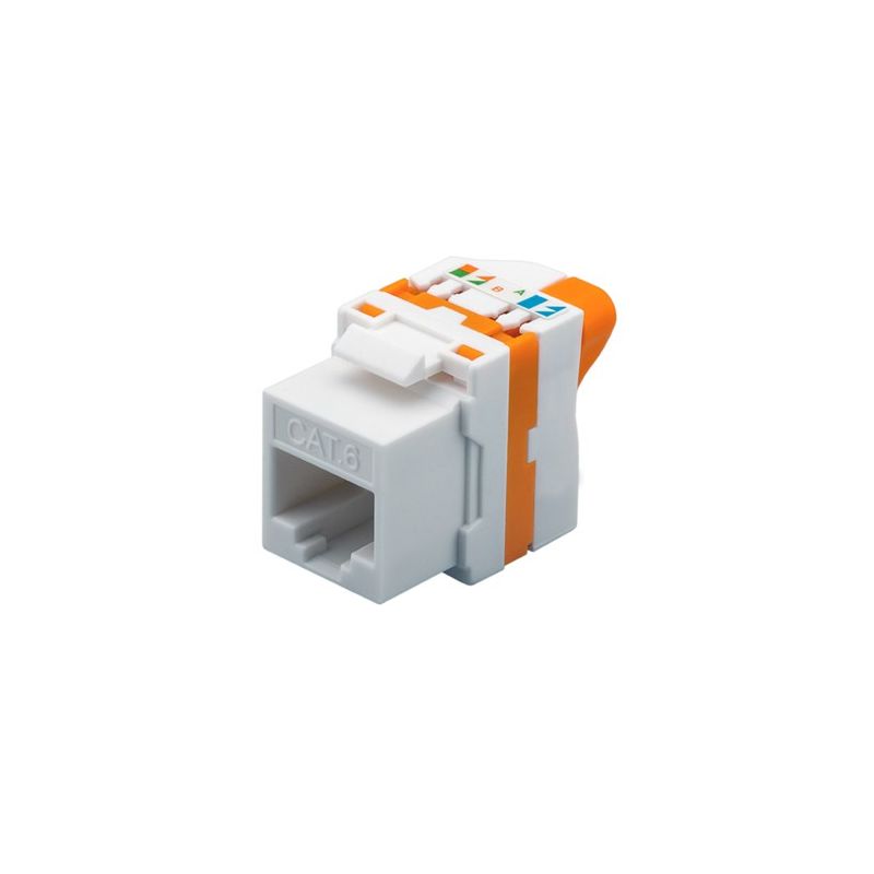 CAT6 keystone internetstekker (zonder gereedschap) twist - onafgeschermd