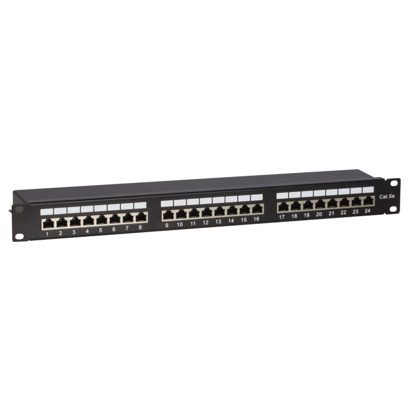 CAT5e FTP patchpaneel - 24 poorts