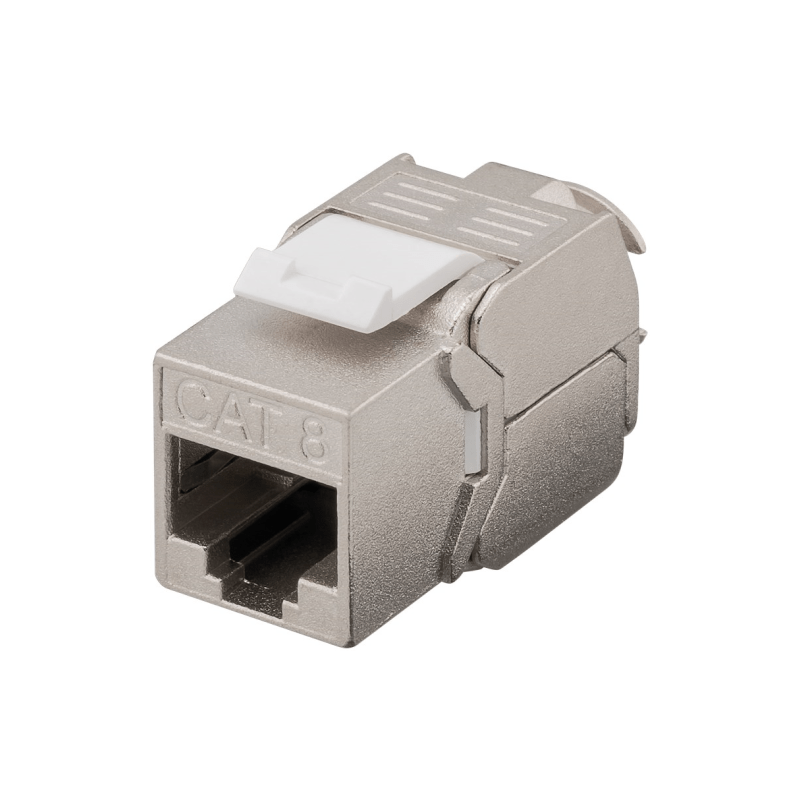 CAT8 STP Keystone Connector - Toolless