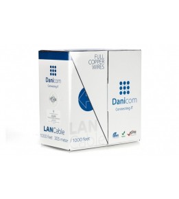 DANICOM Cat6 internetkabel op rol - 100% koper